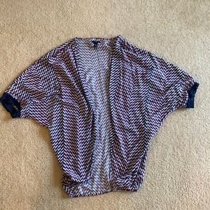 Multicolored oversized cardigan